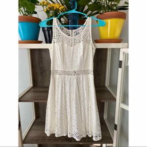 Mini Lace Sleeveless Dress